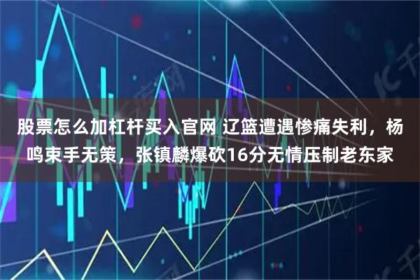 股票怎么加杠杆买入官网 辽篮遭遇惨痛失利，杨鸣束手无策，张镇麟爆砍16分无情压制老东家